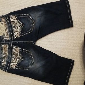 Miss me Bermuda Jean shorts